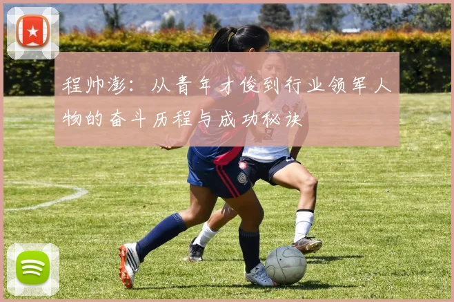 程帅澎：从青年才俊到行业领军人物的奋斗历程与成功秘诀