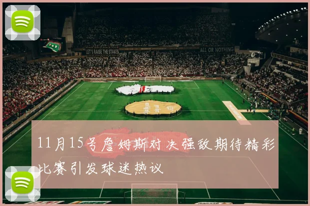 11月15号詹姆斯对决强敌期待精彩比赛引发球迷热议